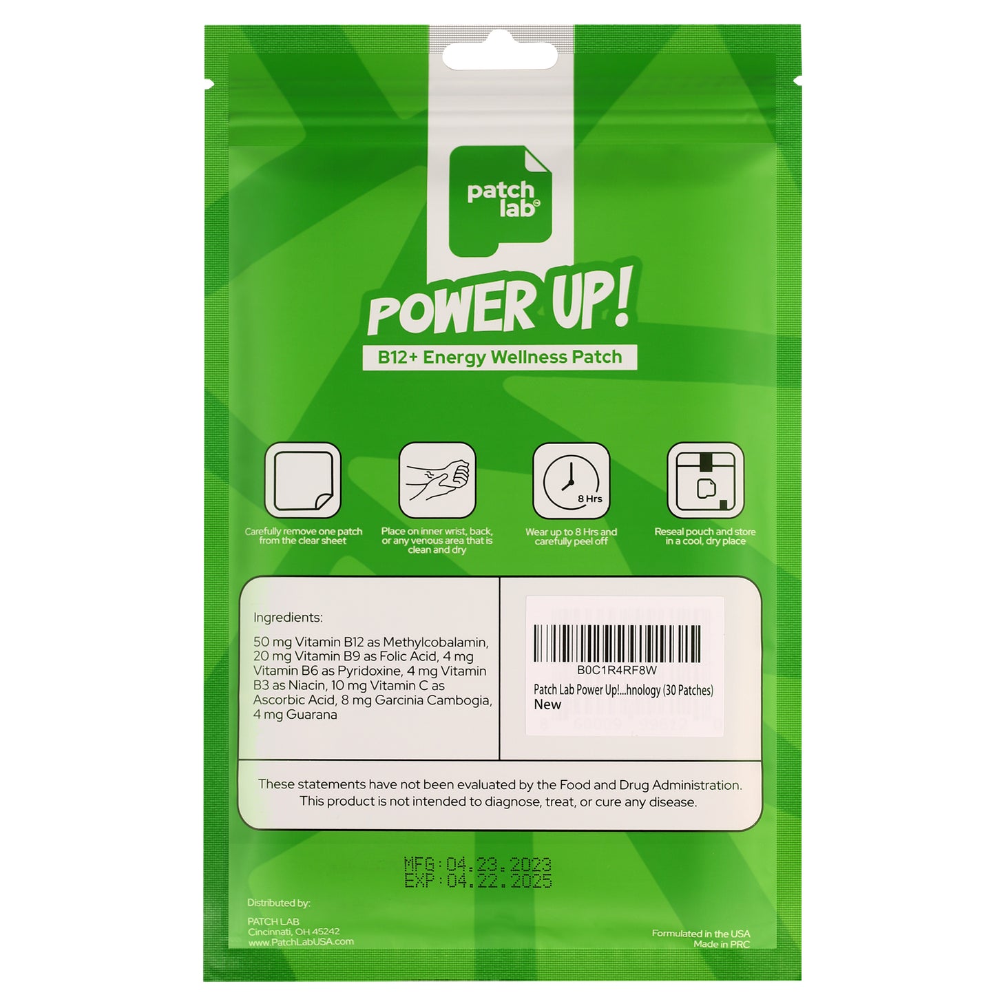 Power Up! B12 Energy Patch